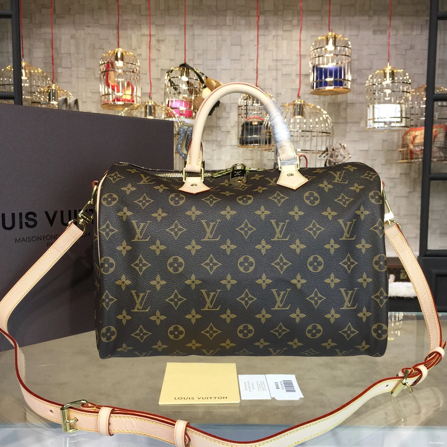 Rep ladies SPEEDY BANDOULIERE LOUIS VUITTON 35 0721